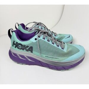 Hoka One One Womens Challenger ATR 4 1018295 PBGRL Blue Running Size US 7
